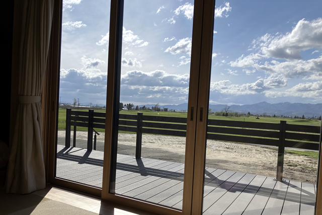 キャビンからの眺め