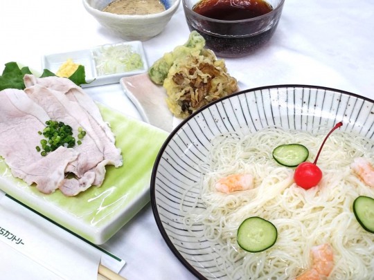そうめんと冷しゃぶ