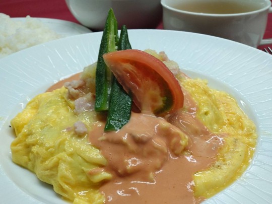 ヒレカツと野菜フライ